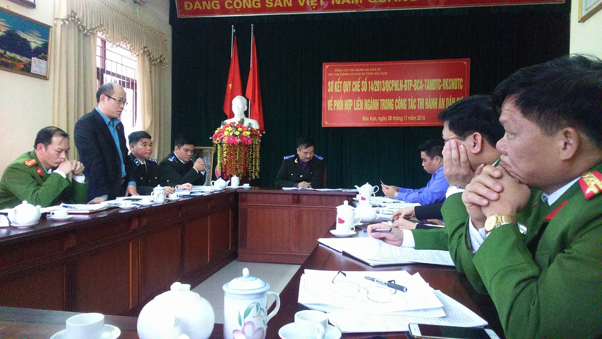 Cục Thi hành án dân sự tỉnh Bắc Kạn Tổ chức Hội nghị sơ kết việc thực hiện Quy chế  phối hợp liên ngành trong công tác Thi hành án dân sự