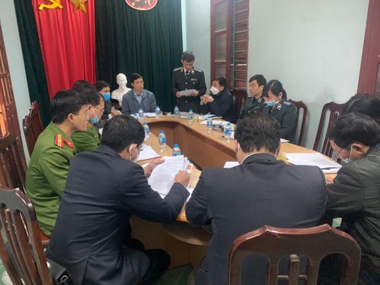 Ban chỉ đạo Thi hành án dân sự (THADS) huyện Lý Nhân họp bàn tổ chức cưỡng chế THADS