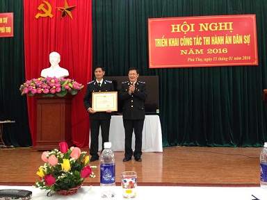 Cục THADS tỉnh Phú Thọ tổ chức Hội nghị triển khai Công tác THADS năm 2016